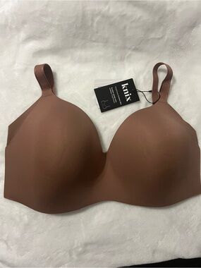 knix Smooth Molded Wireless Bra - Cocoa Brown